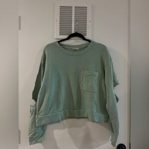Zara Mint Green Crewneck